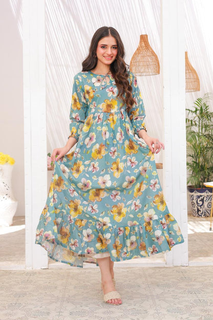 lawn frock 79718 BluFL