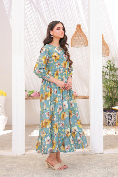 lawn frock 79718 BluFL