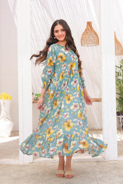 lawn frock 79718 BluFL