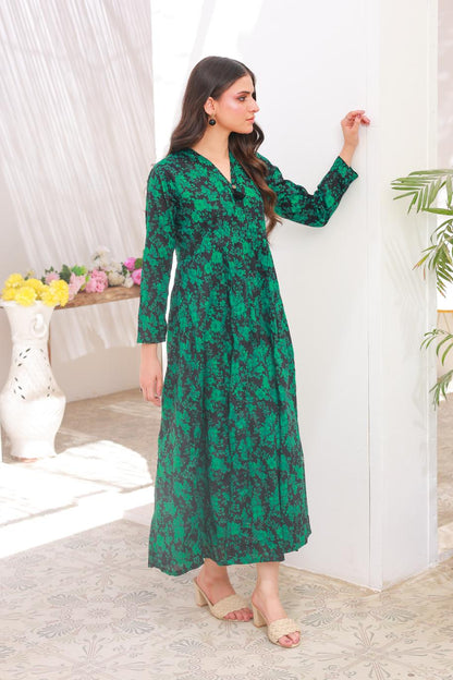 lawn frock 79719 GrBlack