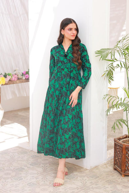 lawn frock 79719 GrBlack