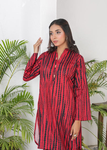 linen co-ordset 81250 Red