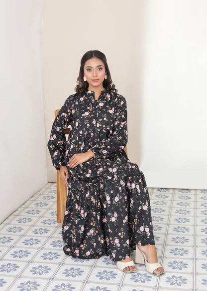 Linen frock 544550 Noir Garden