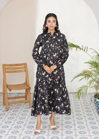 Linen frock 544550 Noir Garden