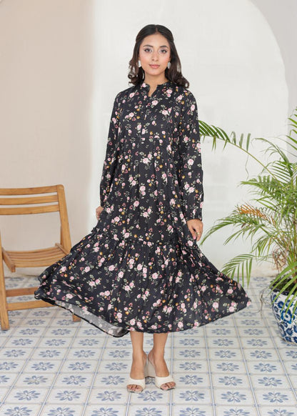 Linen frock 544550 Noir Garden