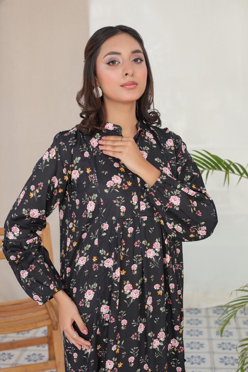 Linen frock 544550 Noir Garden