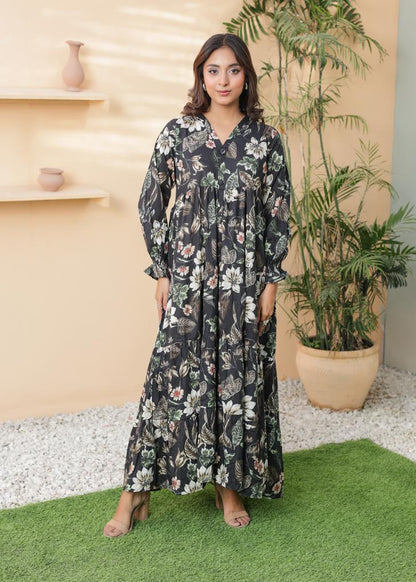 Linen frock 544556 Twilight Bloom