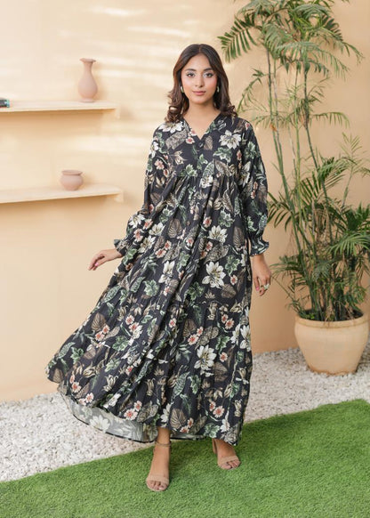 Linen frock 544556 Twilight Bloom