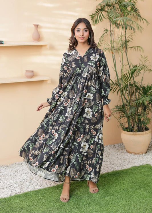 Linen frock 544556 Twilight Bloom