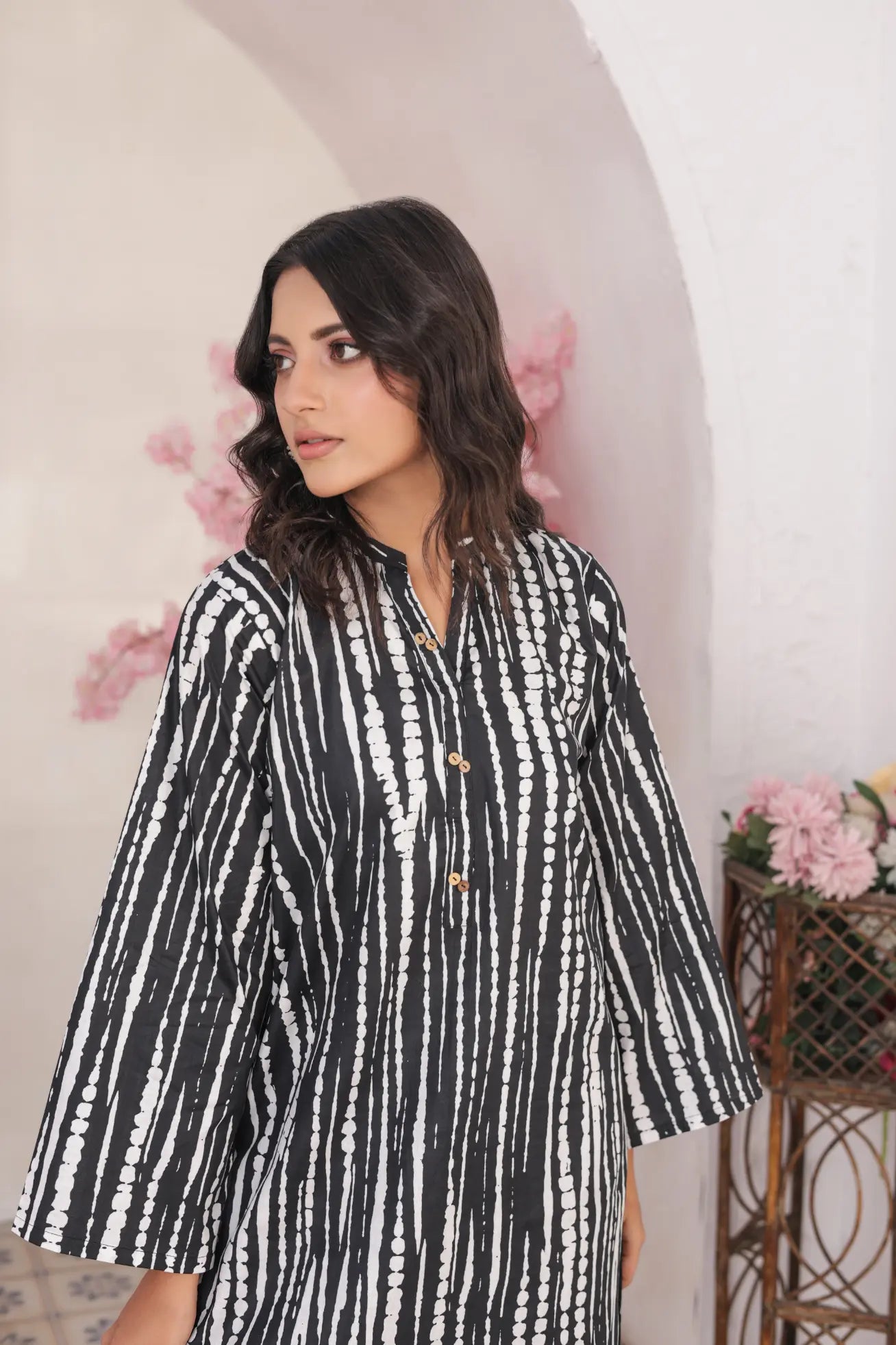 cotton co-ordset BnW 81015