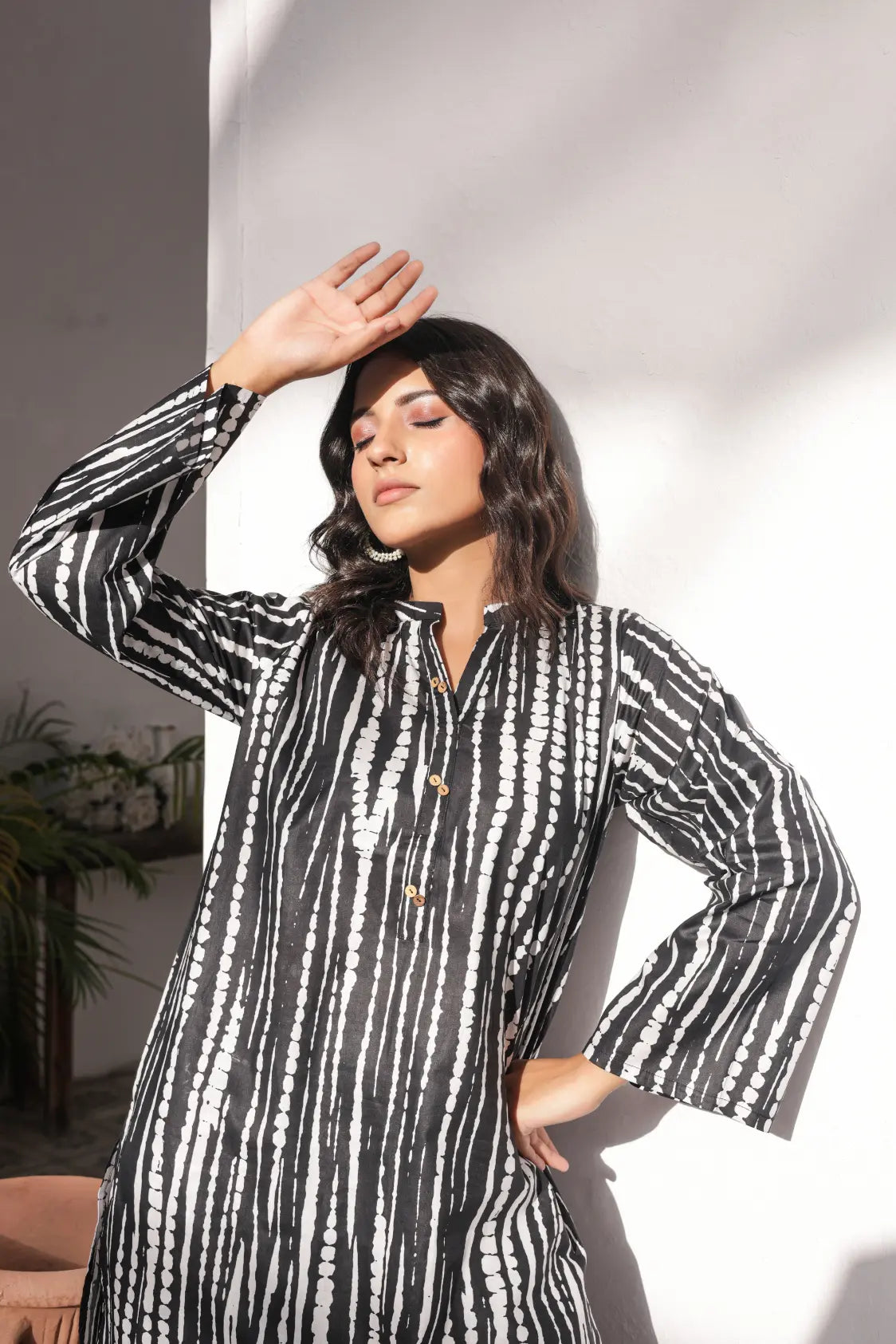 cotton co-ordset BnW 81015