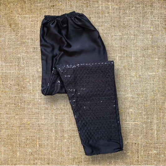 silk pants 305- black
