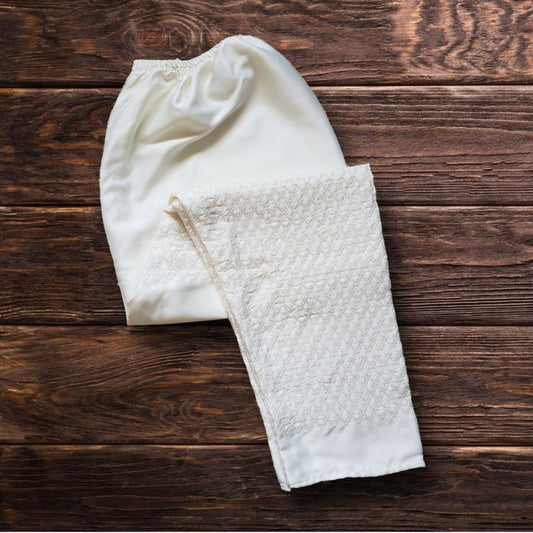 silk pants 305- offwhite