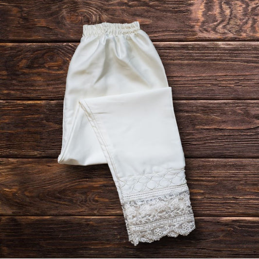silk pants 310- offwhite