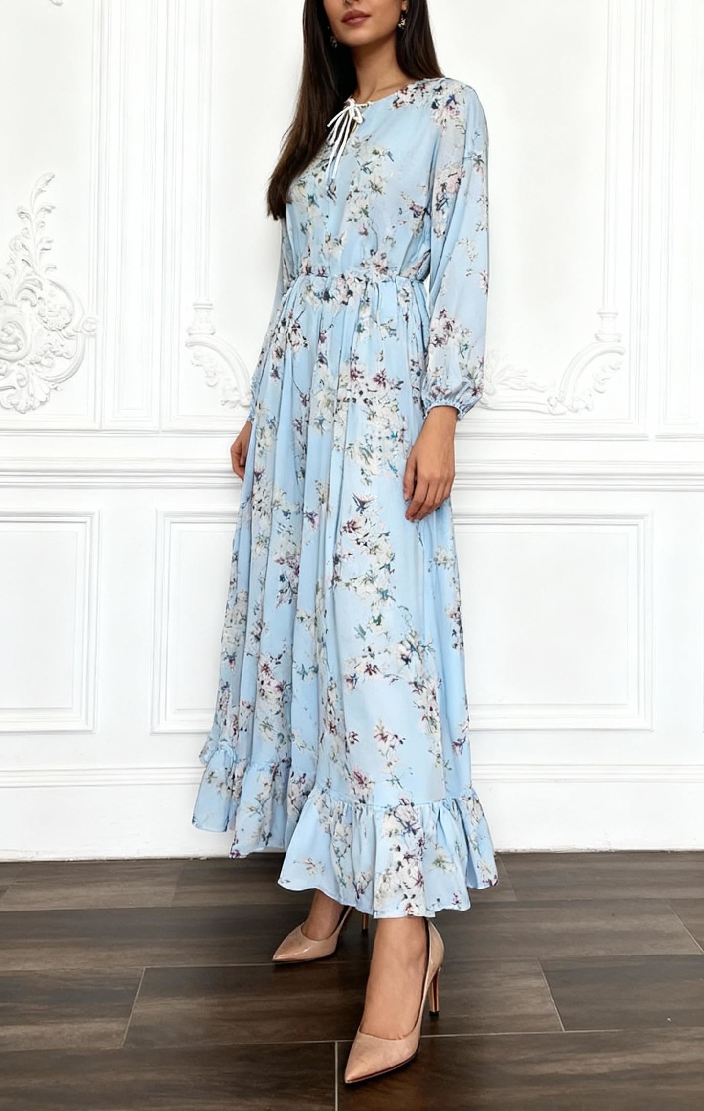 Chiffon maxi skybb 79461