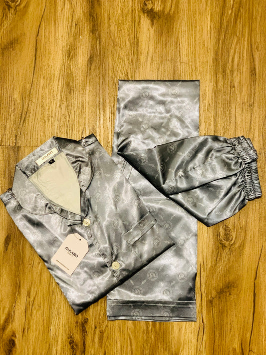 Grey Printed Pjs