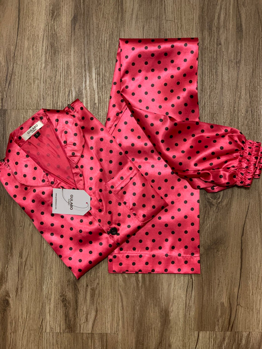 Pink polka Pjs