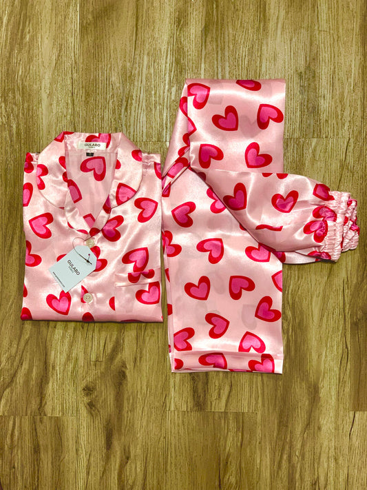 Pink Hearts Pjs