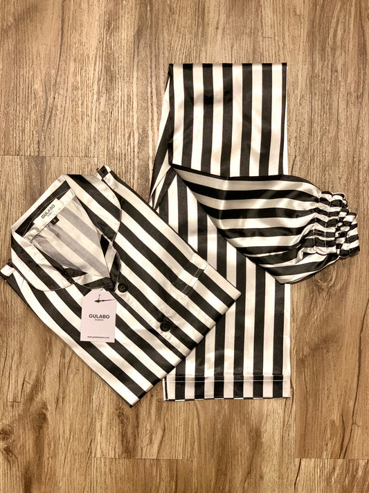 Black stripes Pjs