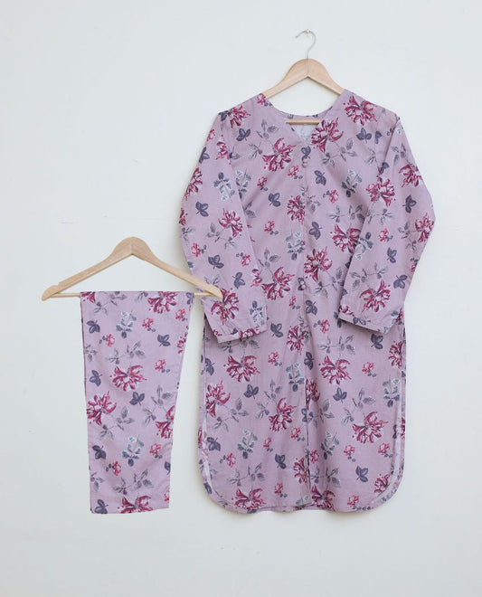 Lawn 2pc set-  teapink 78540